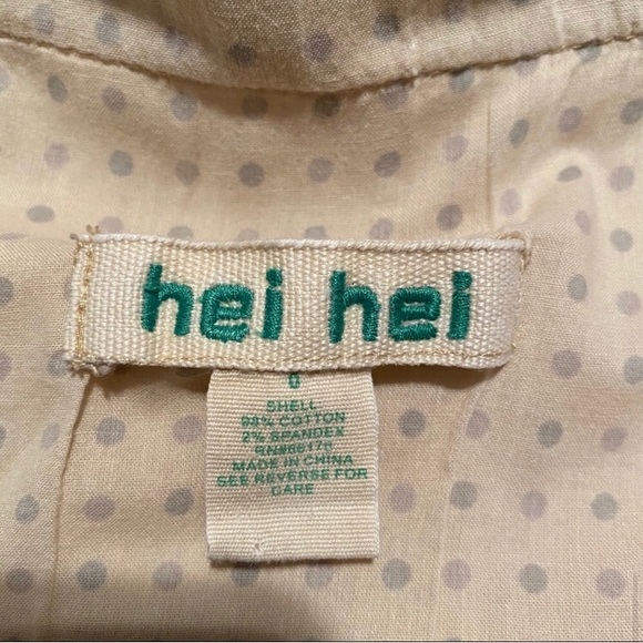 Anthro Hei Hei Beige Side Button Skirt 0 - Picture 8 of 8